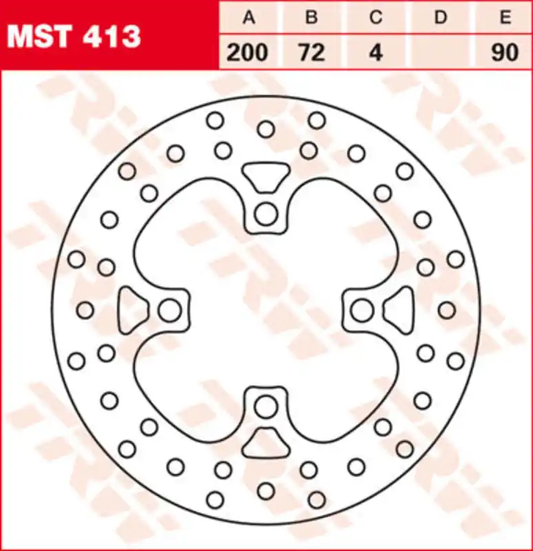TRW Lucas Disque de frein MST412, rigide Promotion