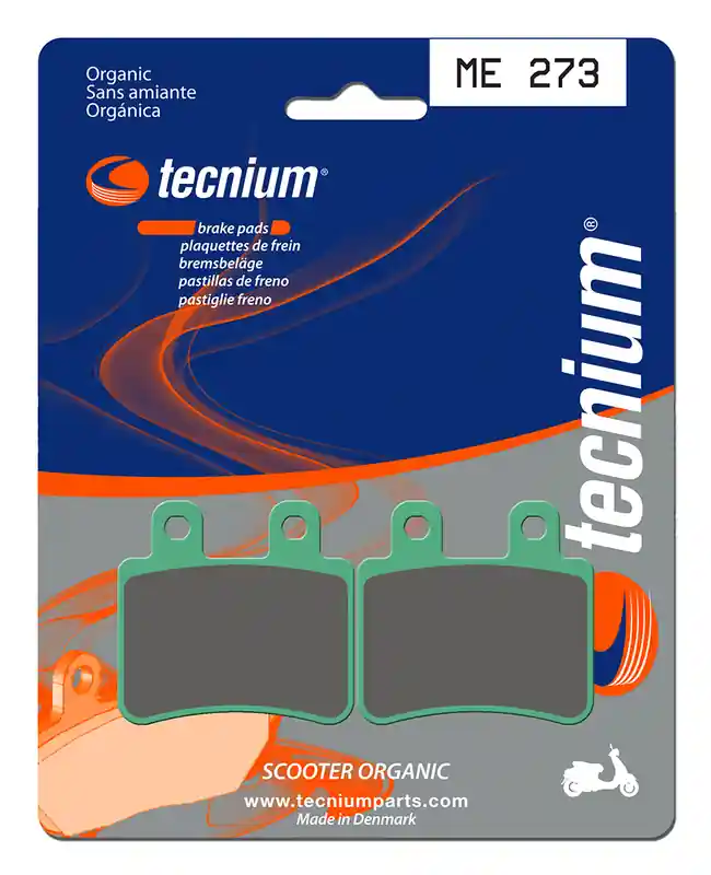 Meilleur Choix Plaquettes de frein organiques pour scooter Tecnium - ME273