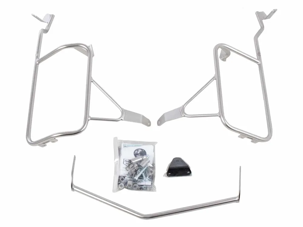 Supports de valises latérales Cutout en acier inoxydable pour Xplorer Cutout valises 40/37 pour BMW F 800 GS (08-18) Satisfait Ou Remboursé