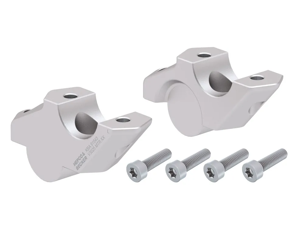 Commande En Gros Augmentation du guidon H=30 mm avec décalage de 25 mm en arrière pour BMW F 900 R (20-24) Hepco & Becker