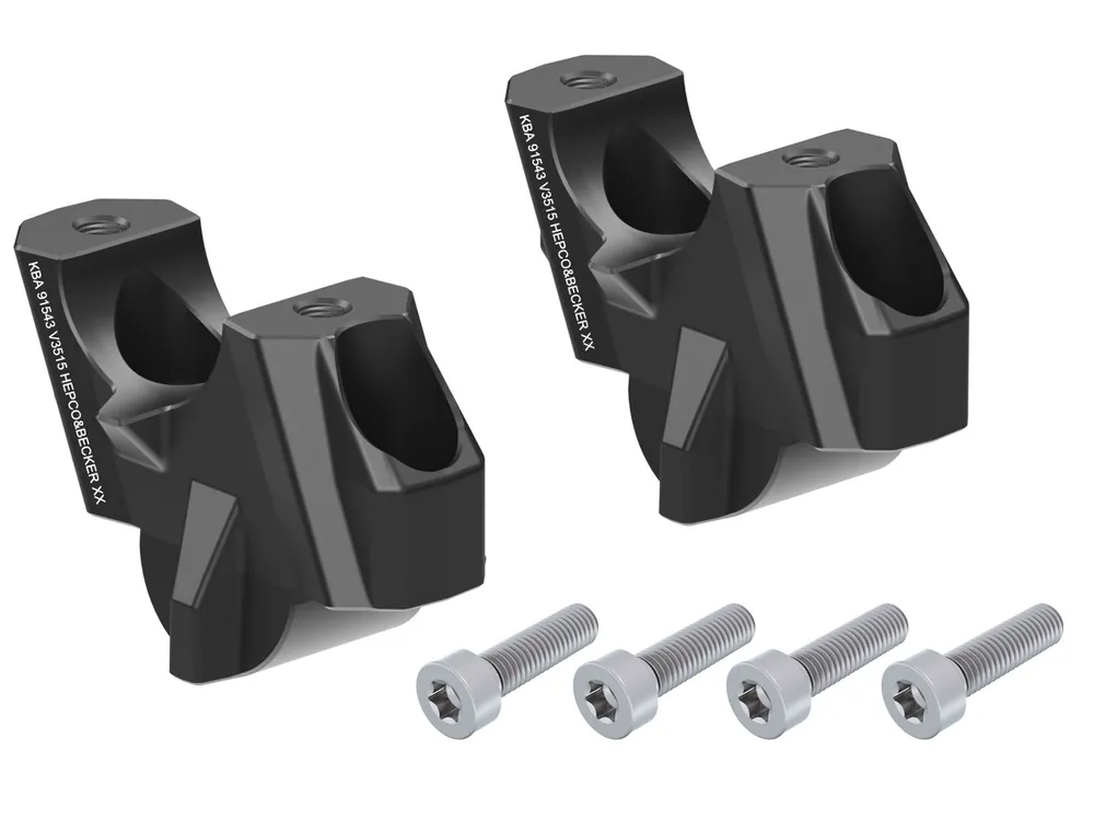 Vente Flash Augmentation du guidon H=35 mm avec décalage de 15 mm en arrière pour BMW M 1000 R (23-) Hepco & Becker