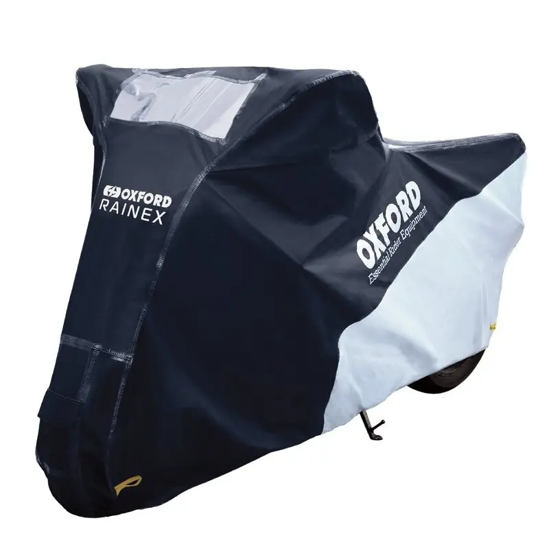 Oxford Outdoor Abdeckplane Rainex Schwarz/Silber – Motorrad / Scooter – S Produit De Marque