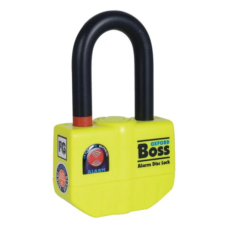 Jusqu&rsquo;à Épuisement Des Stocks Oxford Boss Alarm 14 mm Bremsscheibenschloss Inkl. 12mm x 2.0m Kette