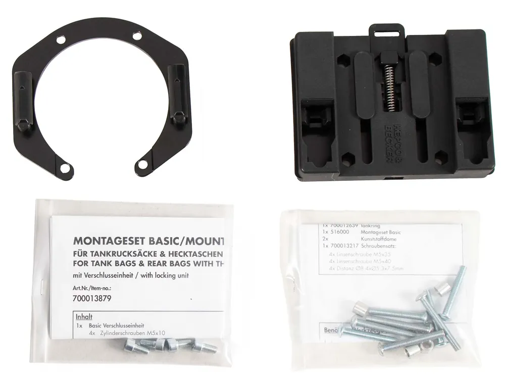 Anneau de réservoir Basic avec unité de fermeture de la sacoche de réservoir pour BMW R 1150 RT (01-04)/RS (01-05) Vente Directe
