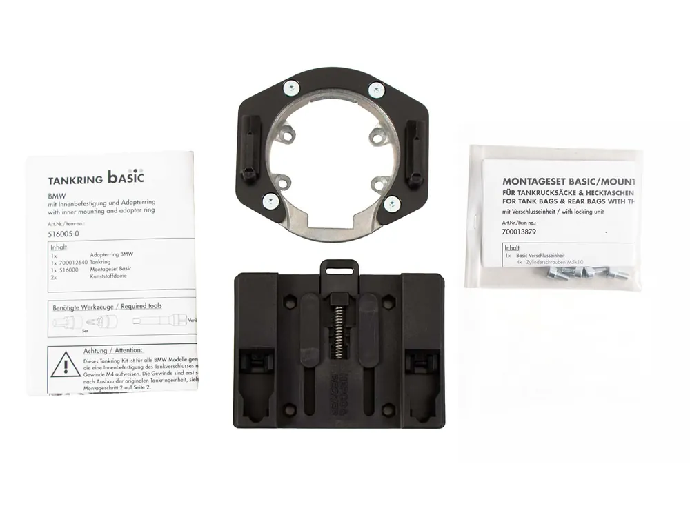 Offre Exclusive Anneau de réservoir Basic y compris unité de fermeture de la sacoche de réservoir pour BMW S 1000 RR (19-22) Hepco & Becker