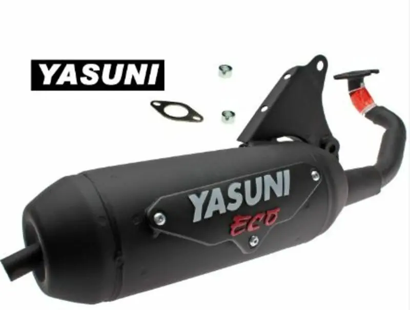 Yasuni Eco Komplett Auspuff – Edelstahl Schwarz Prix Choc