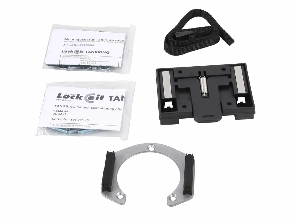 Top Vente Anneau de réservoir Basic avec unité de fermeture de la sacoche de réservoir pour Ducati Monster M 600 (94-99) Hepco & Becker