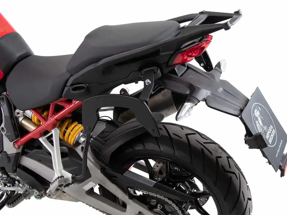Supports latéraux C-Bow noirs pour Ducati Multistrada V4/S/S Sport/Pikes Peak (21-24) /Rally (23-24) Vente Directe