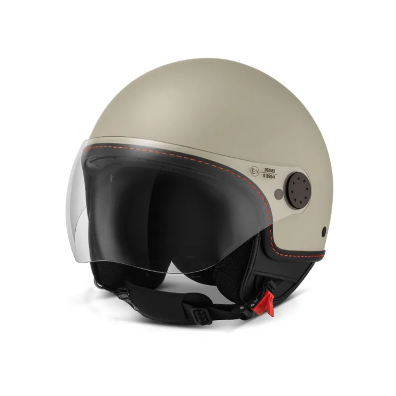Soldes Vespa casque jet visor 4.0 orange impolsivo