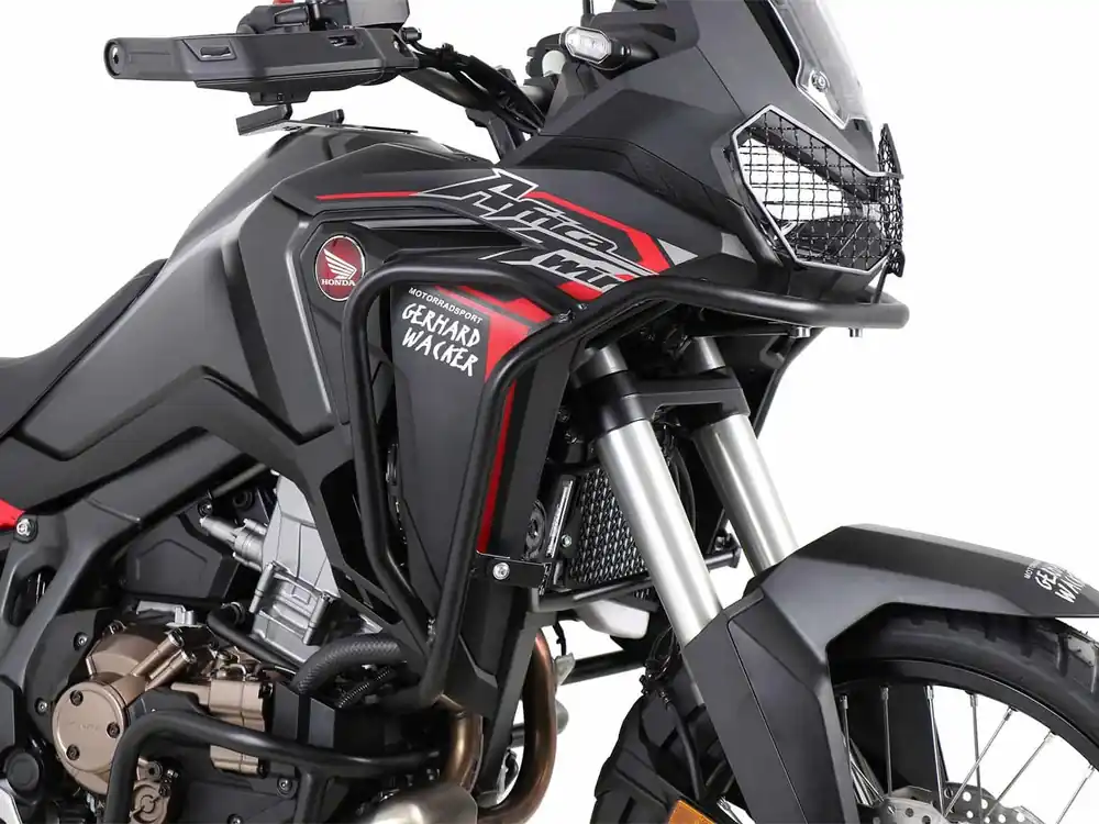 Arceau de protection du réservoir noir pour Honda CRF 1100 L Africa Twin (20-23) Hepco & Becker Offre Limitée