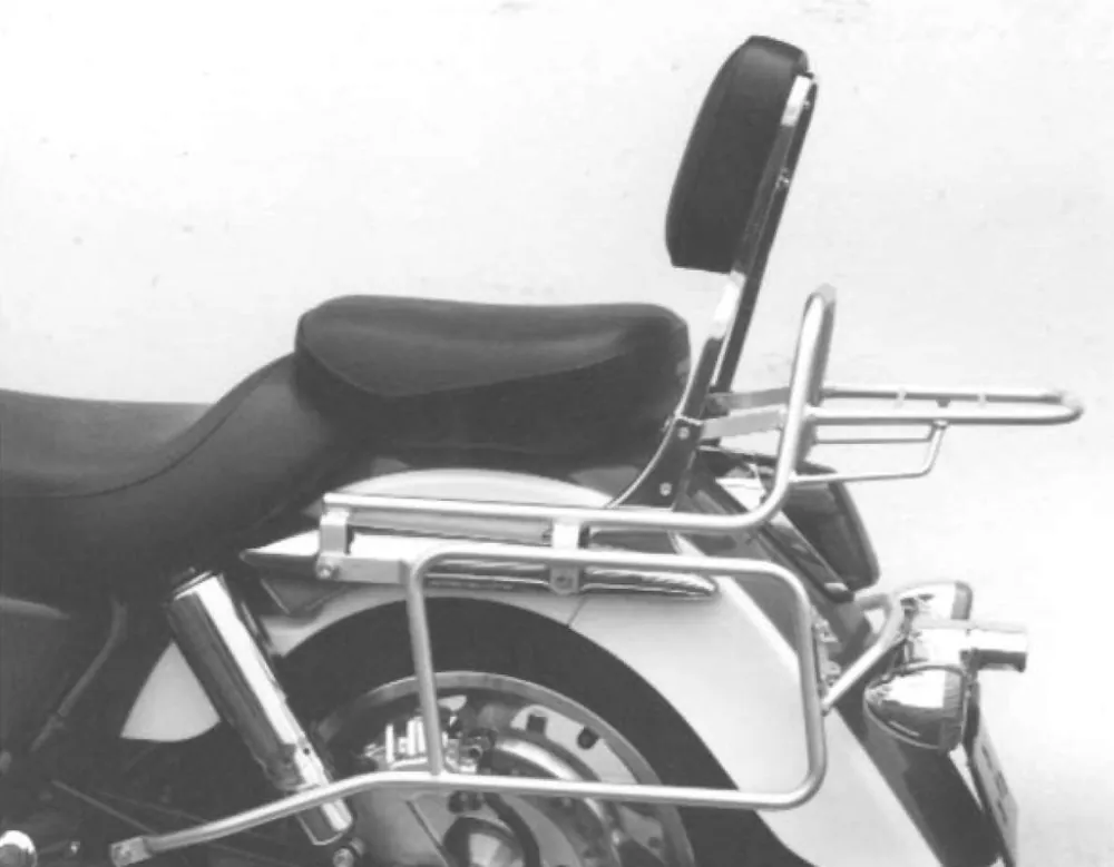 Vente Flash Porte-bagages latéraux vissés en chrome pour Honda F6C Custom (97-03) Hepco & Becker