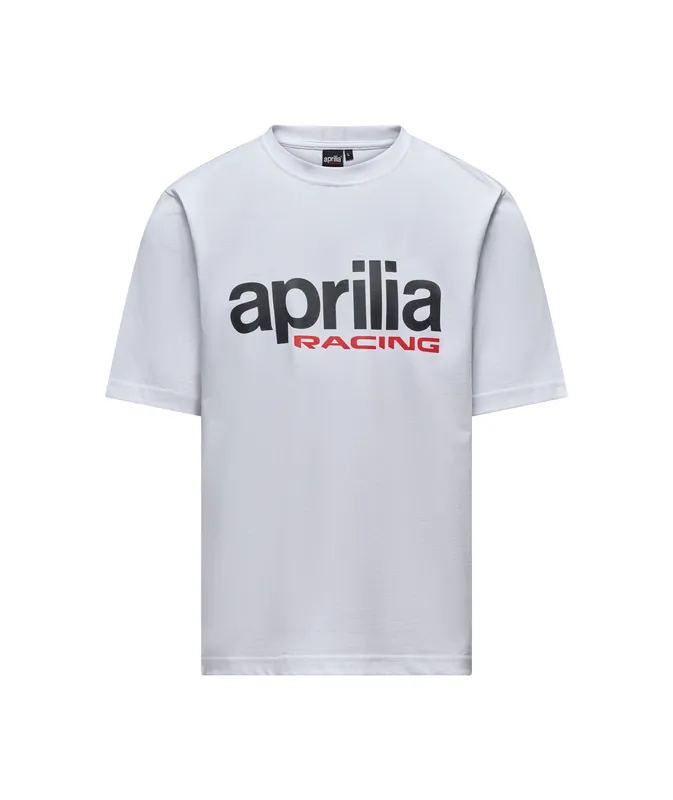 Vente Directe Aprilia T-shirt Racing Colorful homme blanc XS