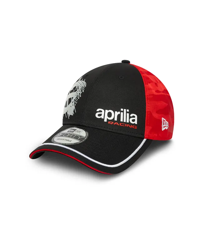 Aprilia Racing Basecap New Era 9Forty noir rouge Prix Choc