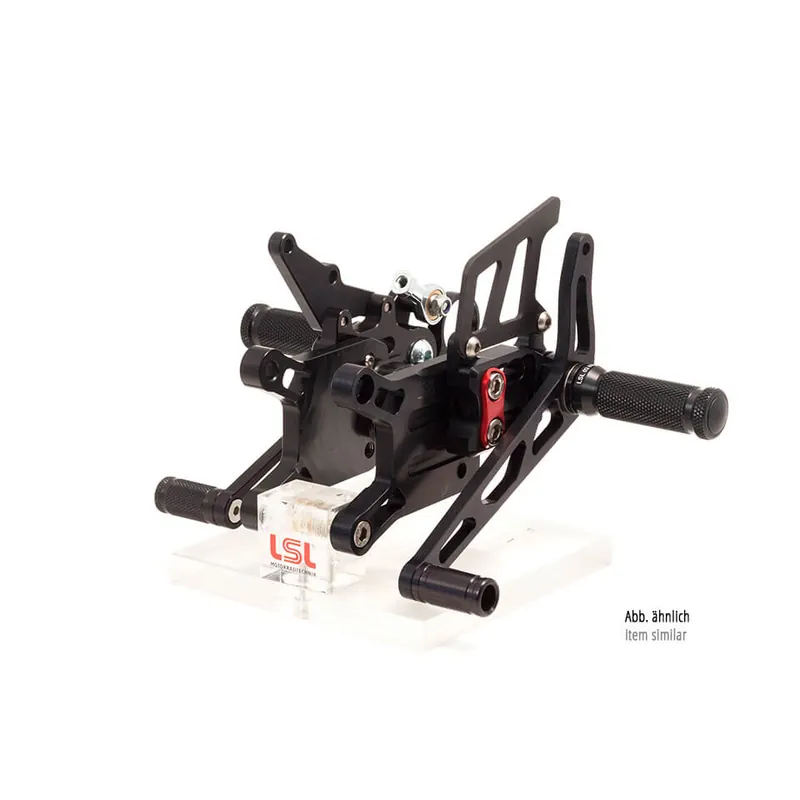 Acheter Direct LSL 2Slide-Rastenanlage für Kawasaki ZX-10R, 2004-2005, schwarz-rot
