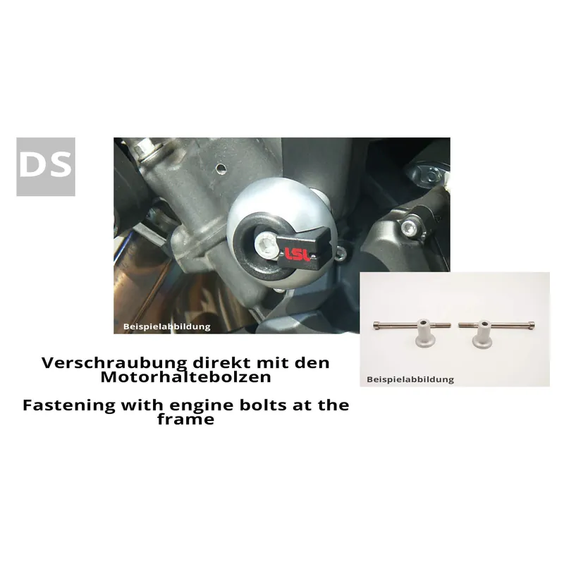 Usine Directe LSL Crash Pad Befestigungskit für Honda CBR600F, 1999-2006
