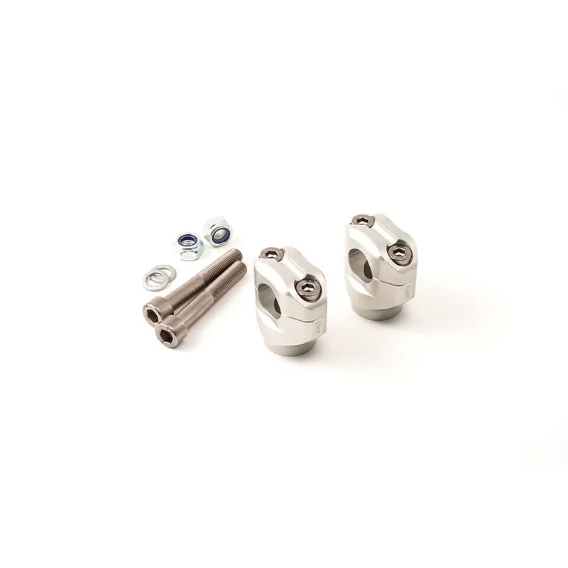 Authentique LSL Klemmbock-Kit 28,6 mm für Kawasaki ER-6N, 2009-2011, silber