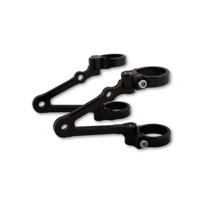 Certifié LSL Lampenhalter, drehbar, lang, Ø 50/52 mm mit 82mm Streben mit Blinkeraufnahme