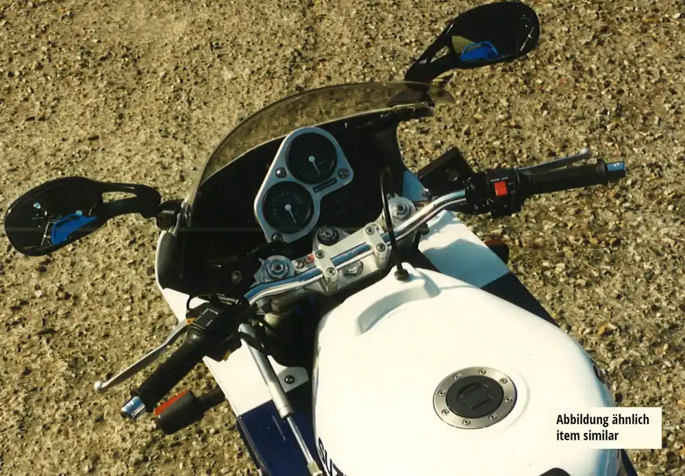 Satisfait Ou Remboursé LSL Superbike-Kit mit Teilegutachten für Suzuki GSX600F, Typ GN72B, -1997, silber, (Typ A)