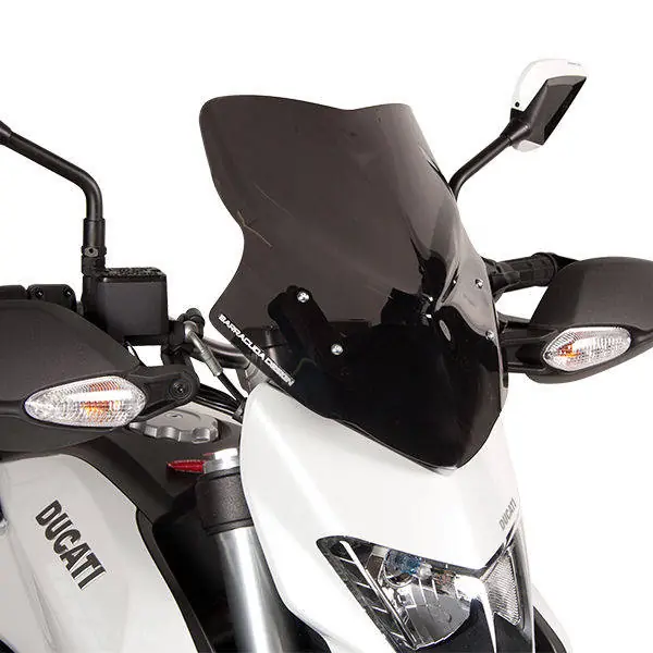 Commande En Gros Barracuda Windschild Aerosport Plexiglas für Ducati Hyperstrada 821 und Hypermotard 821