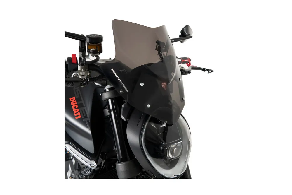 Offre Du Jour Barracuda Windschild Aerosport Plexiglas für Ducati Monster 937 Modelljahr 2021-