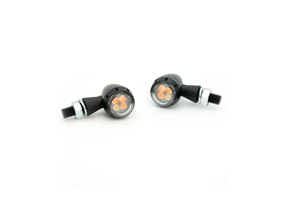 Expédition Rapide Barracuda Blinker S-LED 2 B-LUX mit integriertem Positionslicht schwarz