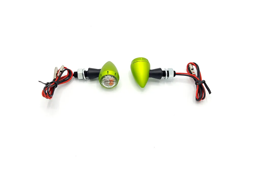 Must-Have Barracuda Blinker S-LED 3 B-LUX mit integriertem Rück- und Bremslicht grün