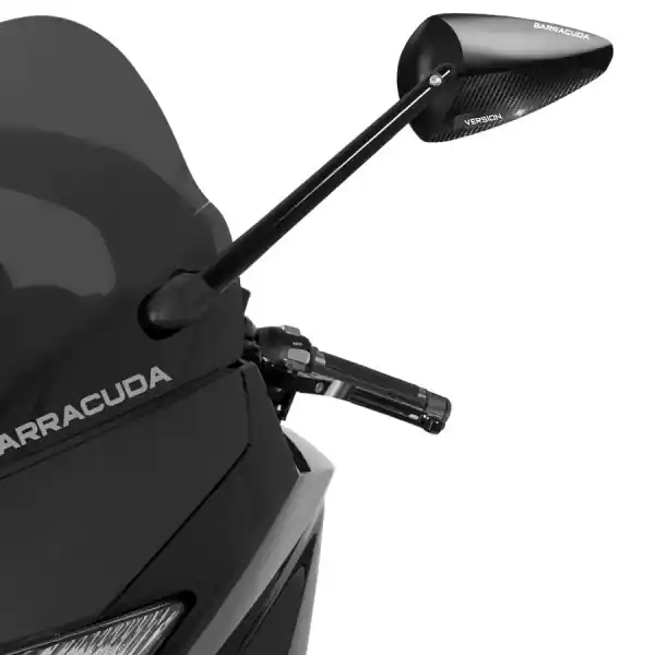 Bon Marché Barracuda T-MAX 500 STYLING-KIT Yamaha T-Max 500 2008 – 2011 schwarz