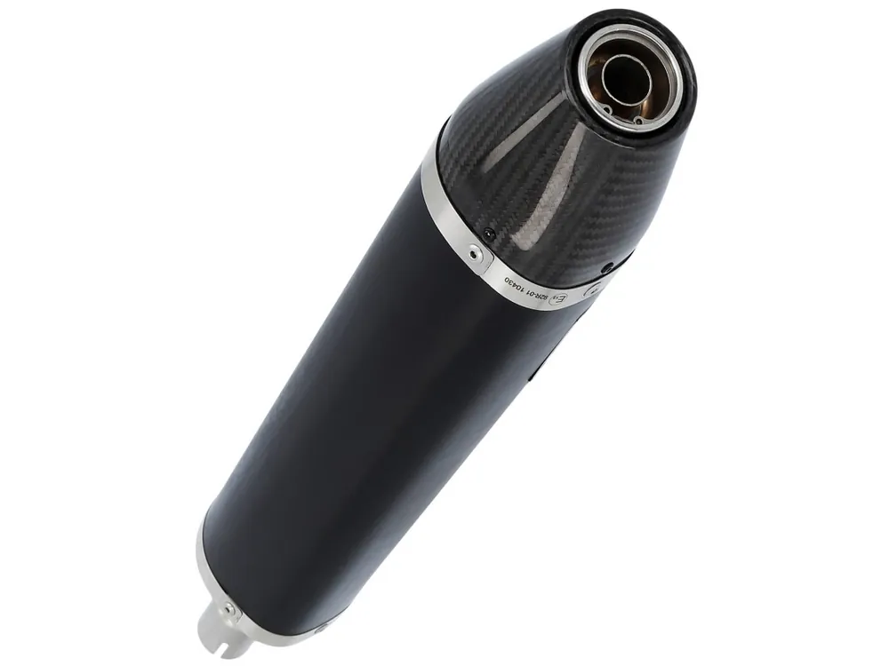 Produit De Marque ARROW Auspuff Dark THUNDER für UM DSR125EX / Aprilia RX/SX 125 / Malaguti XSM/XTM 125