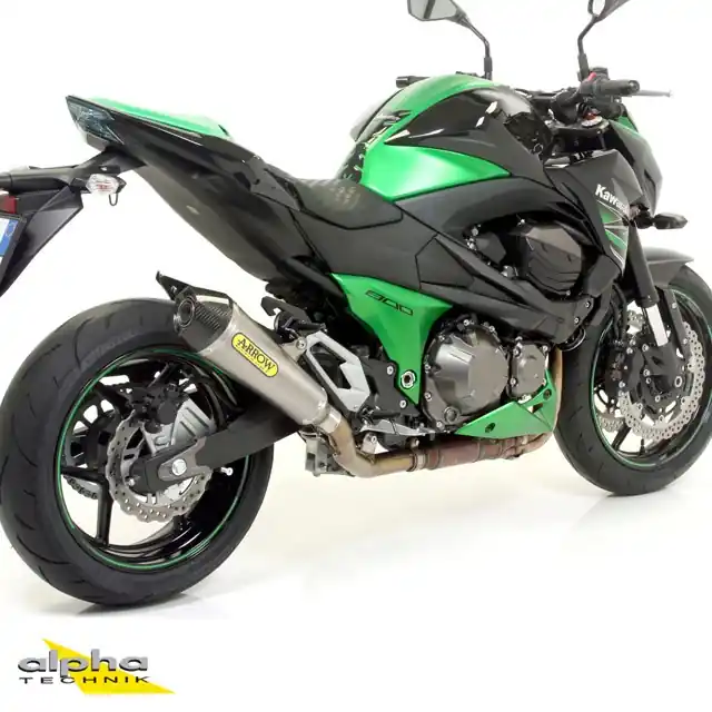 Vente Flash ARROW Auspuff X-KONE Edelstahl für Kawasaki Z750 / Z800 / Z800E 2011-2016