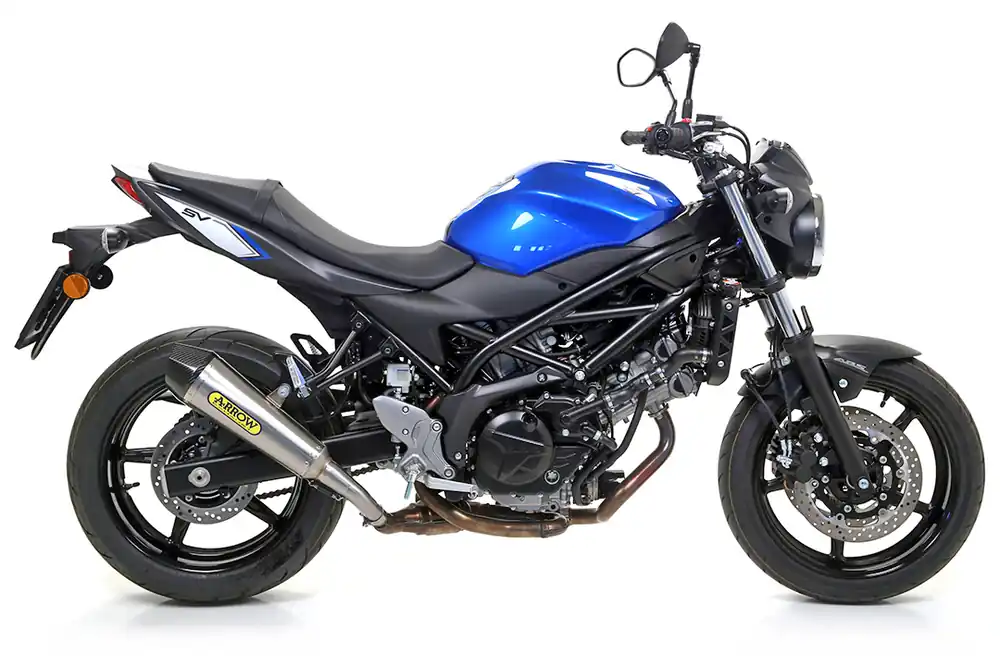 ARROW Auspuff X-KONE für Suzuki SV650 2016-, Edelstahl (Nur mit ARROW Zwischenrohr) Paiement Sécurisé