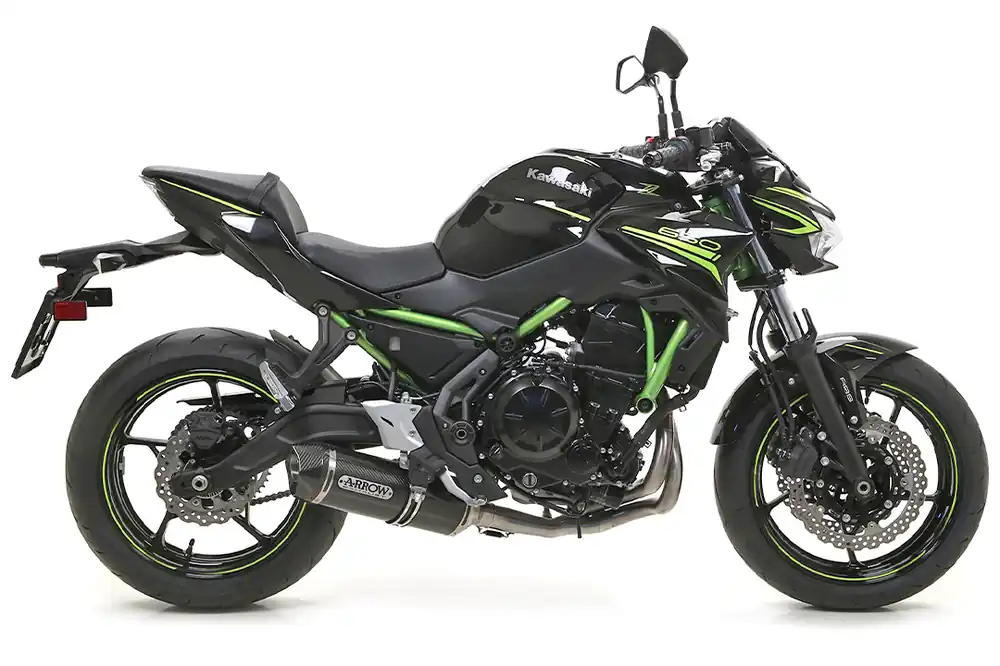 ARROW Auspuff RACE TECH für Kawasaki Z650, Ninja 650 und Versys 650 aus Carbon Paiement Sécurisé