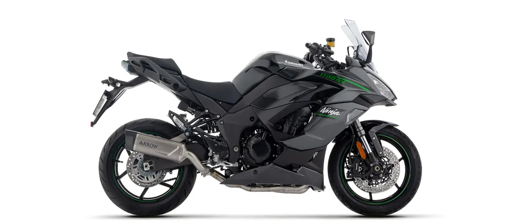 Top Vente ARROW Auspuff INDY RACE EVO Titan für Kawasak Ninja 1100 SX Modelljahr 2025-