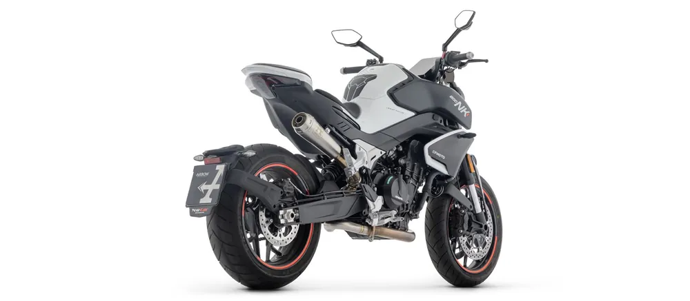 Seulement Aujourd&rsquo;hui ARROW Auspuff PRO RACE Slip-On NiChrome für CF Moto 800NK 2024-2025