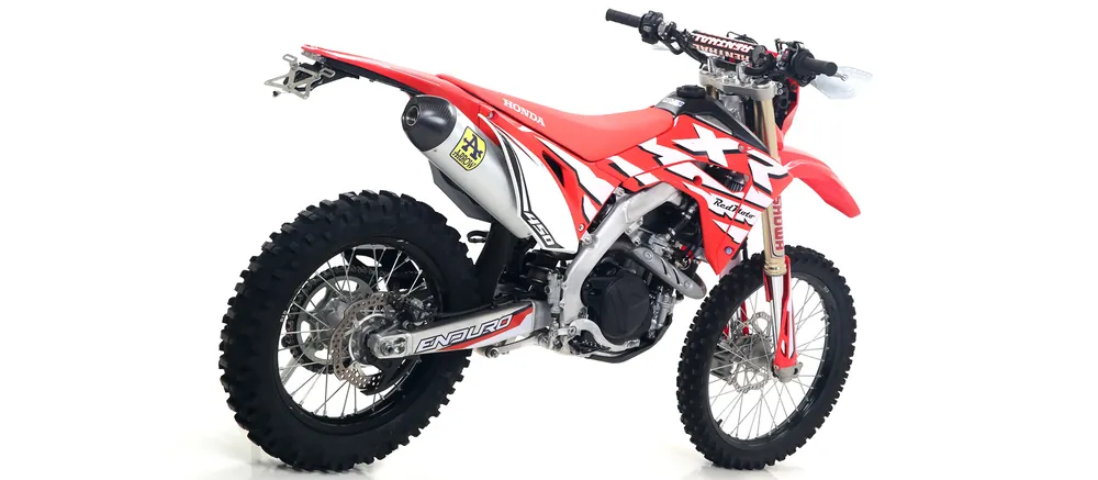 ARROW Auspuff RACE TECH für Honda CRF450L 2019- aus Aluminium Authentique