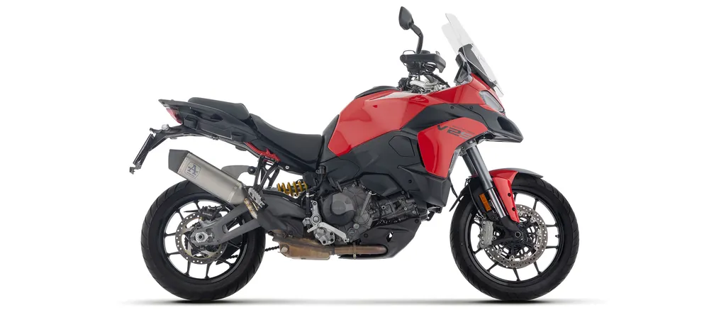 ARROW VELOCE DARK Slip-On Titan schwarz, Ducati Multistrada V2, V2S, 2025- Petit Prix
