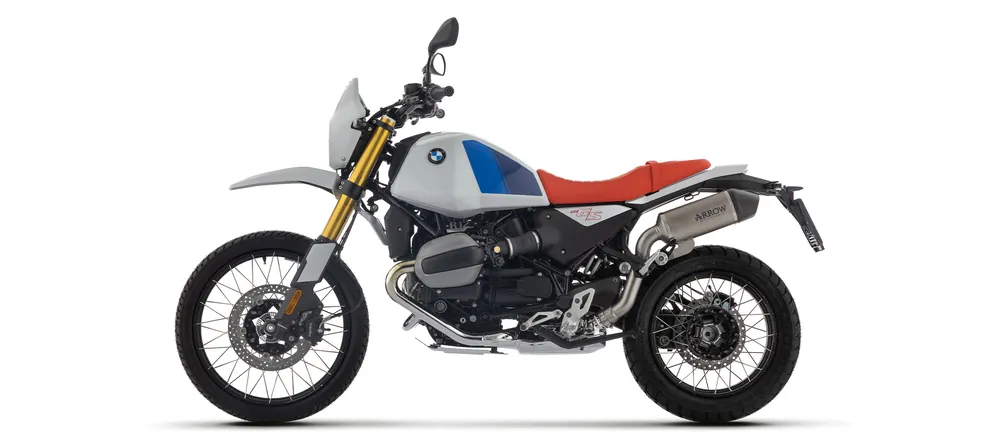 ARROW Auspuff EXPLORER Titan mit Carbon-Endkappe für BMW R12 G/S, 2025- Nouvel Arrivage