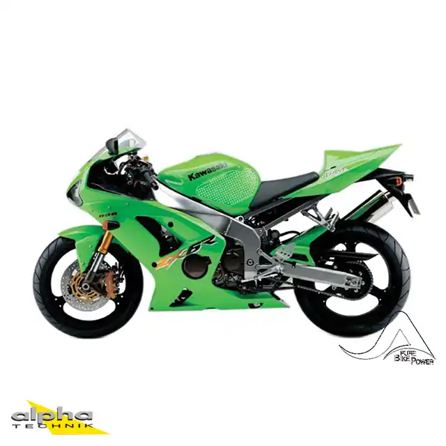 Jusqu&rsquo;à Épuisement Des Stocks Stompgrip klar, Volcano, für Kawasaki ZX6R(R) 2003-2004, ZZR600 2005-2008