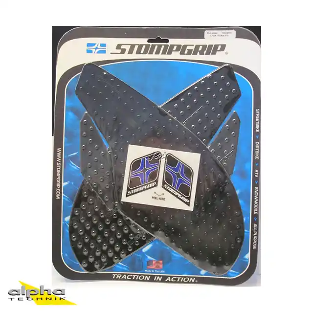 Jusqu&rsquo;à Épuisement Des Stocks Stompgrip schwarz, Volcano, für Triumph Dayt. 675(R)/Str Triple