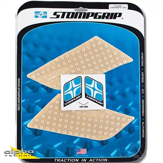Stompgrip klar, Volcano, für Suzuki SFV650 Gladius, 2009-2015 Nouvelle Collection