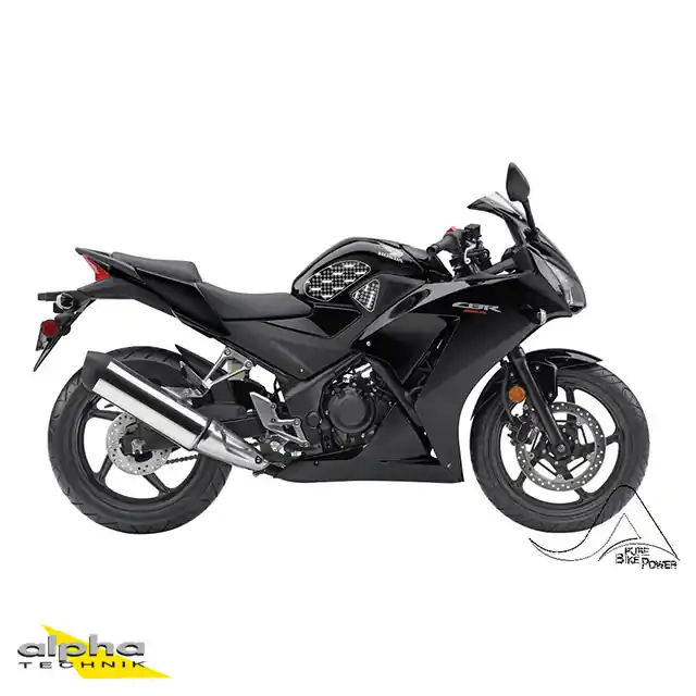 Petit Prix Stompgrip schwarz, Volcano, für Honda CBR250R, 2015 und CBR300R, 2015-2025