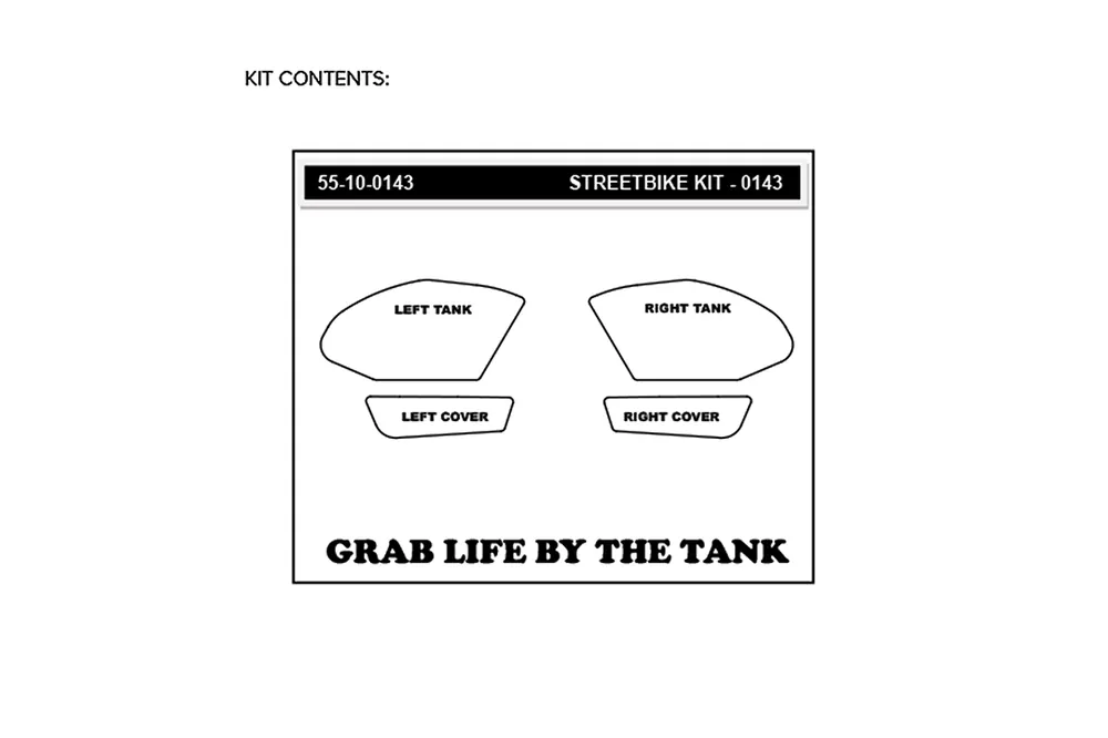Stompgrip Traction Pads schwarz, für Suzuki GSXR1000(R), 2017-2025 Commande En Gros