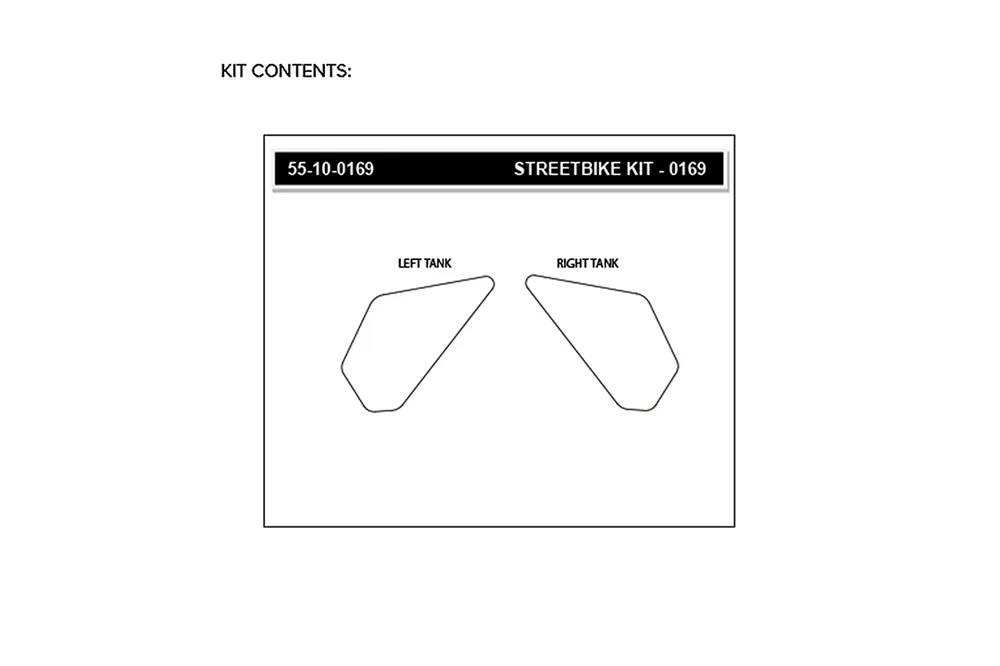Stompgrip Tank Pad klar, Icon, für Zero SR/F/S Typ: SR ZF13.0,S ZF9.8, Baujahr 2019-2020 Commande En Gros