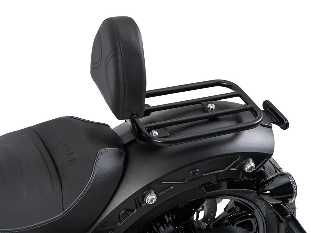 Jusqu'à Épuisement Des Stocks Dossier conducteur avec coussin noir pour Indian Scout Sixty Classic (25-) Hepco & Becker