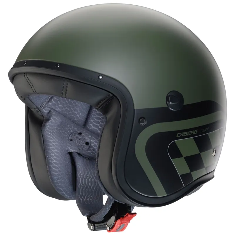 Quantité Limitée Caberg casque Freeride X Daytona vert mat/noir-argent XS