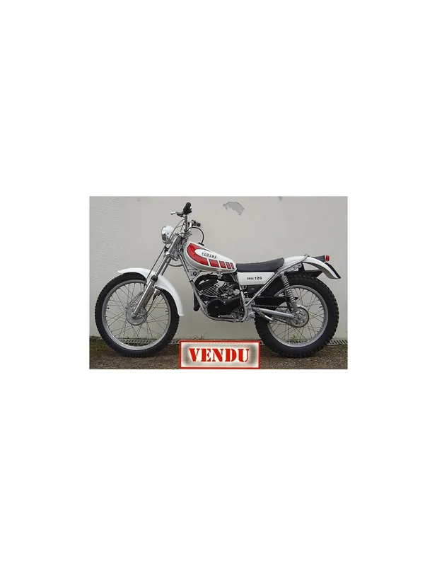 Certifié YAMAHA 125 TY 1K6 état concours