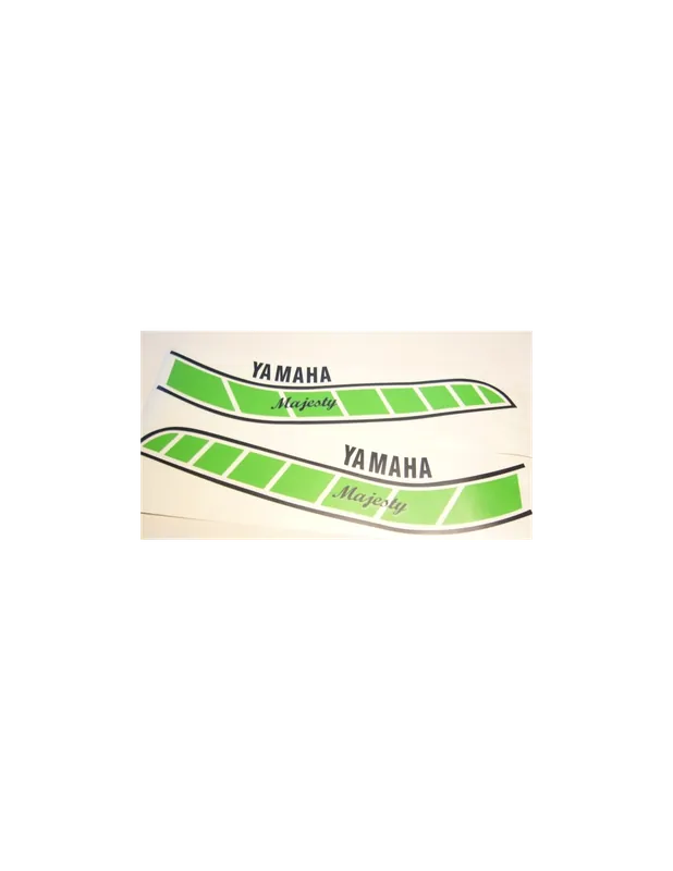 Yamaha Majesty paire de stickers réservoir verts Must-Have